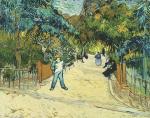 Vincent van Gogh - Entrance to the Public Garden in Arles
